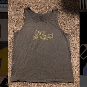 soul searchin’ hand embroidered tank top